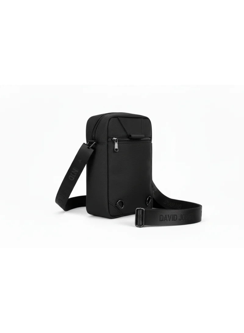 David Jones  David Jones Men's Crossbody Bag | Stylish and Durable Everyday Carry | Color Black(931103)  | Best Price UAE